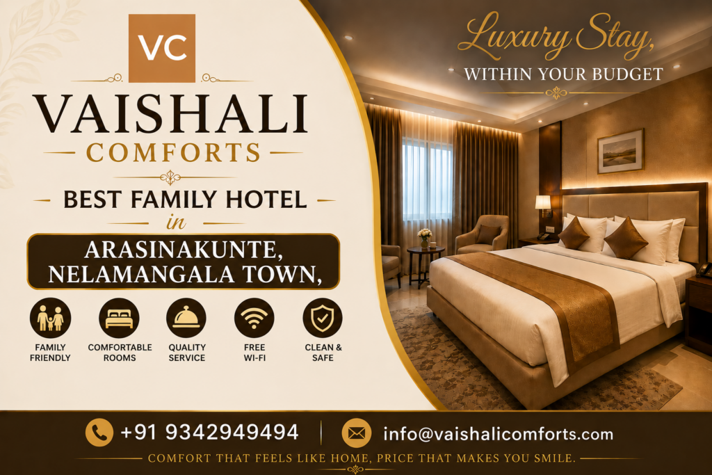 Best Family-Friendly Hotel in Arasinakunte, Nelamangala Town, Bangalore