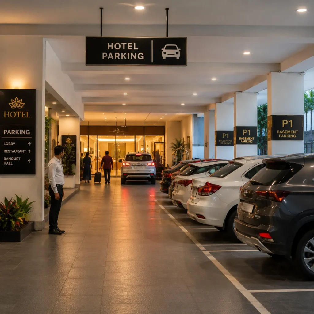 Hotel with Parking in Arasinakunte, Nelamangala Town